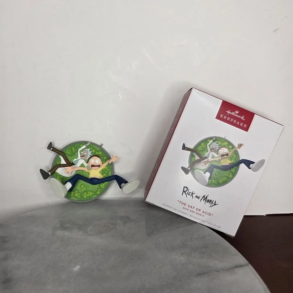 Hallmark Keepsake Rick and Morty 'The Vat of Acid' Ornament Christmas Gift Boxed